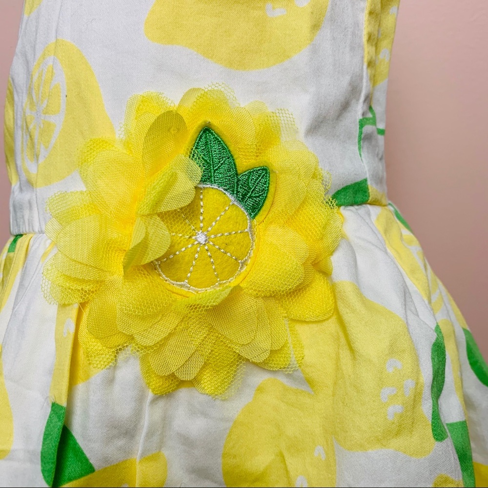 Baby girl lemon printed dress 🍋🍋🍋🍋 - Picture 5 of 8